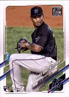 Sixto Sanchez 2021 Topps Update #US186 Miami Marlins - Baseball Card Single