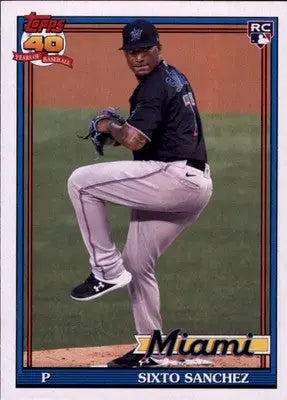 Sixto Sanchez Rookie 2021 Topps Archives #188 Miami Marlins - Baseball Card Single