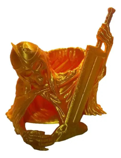 Skeletal Knight Dice Tower Gothic DND RPG Tabletop Dice Roller 3D Printed Gift