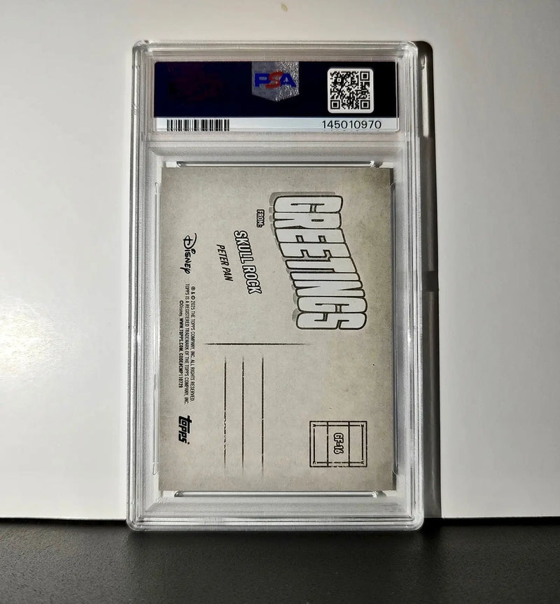 Skull Rock 2025 Topps Disney Wonder #GF-16 Greetings From Card Peter Pan PSA 10 - Non-Sports Card Single