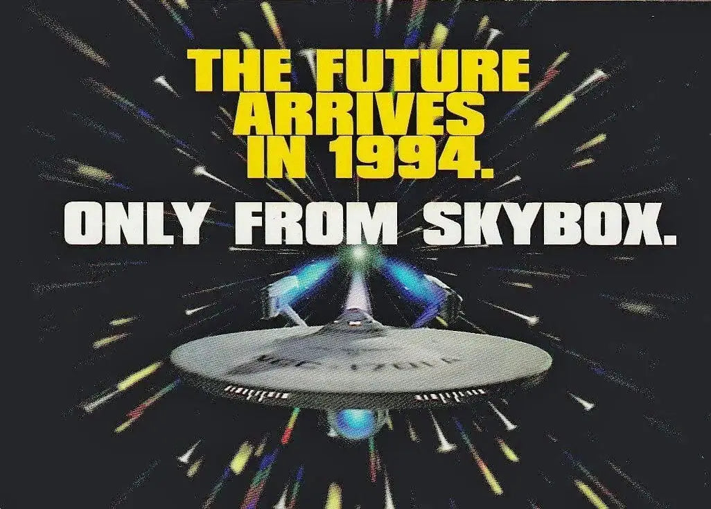 Skybox 1994 Star Trek: TNG Season 1 The Future Arrives in 1994 Promo Card - Entertainment Memorabilia