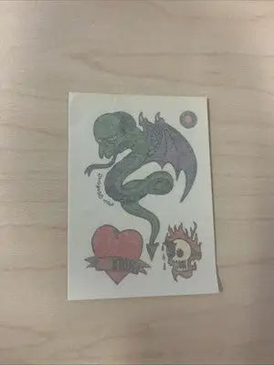SKYBOX BART SIMPSON TATTOO MR BURNS VINTAGE 1993 - Entertainment Memorabilia
