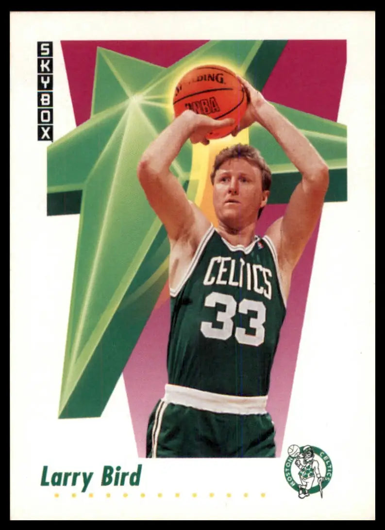 SkyBox Larry Bird 12 Boston Celtics NM - Basketball Card Single