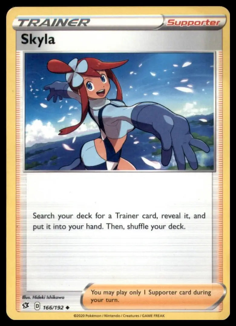 Skyla 166/192 Swsh02: Rebel Clash Regular Pokemon - Pokémon Card Single