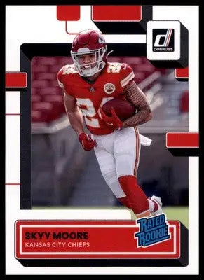Skyy Moore Rookie 2022 Donruss #324 Kansas City Chiefs - Football Card Single