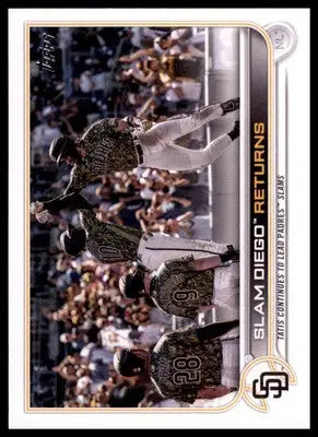 Slam Diego Returns 2022 Topps #125 San Diego Padres - Baseball Card Single