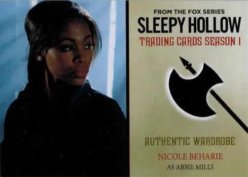 Trading card featuring Nicole Beharie as Abbie Mills from Sleepy Hollow Season 1