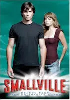 Promotional poster for Smallville featuring young actors, part of an internet exclusive promo