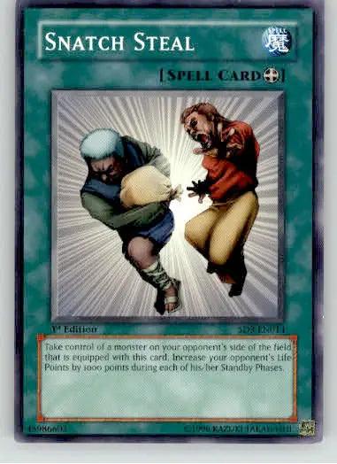 Snatch Steal - Structure Deck: Blaze of Destruction - SD3-EN014 - 1st Edition LP - Yu-Gi-Oh! Card Single