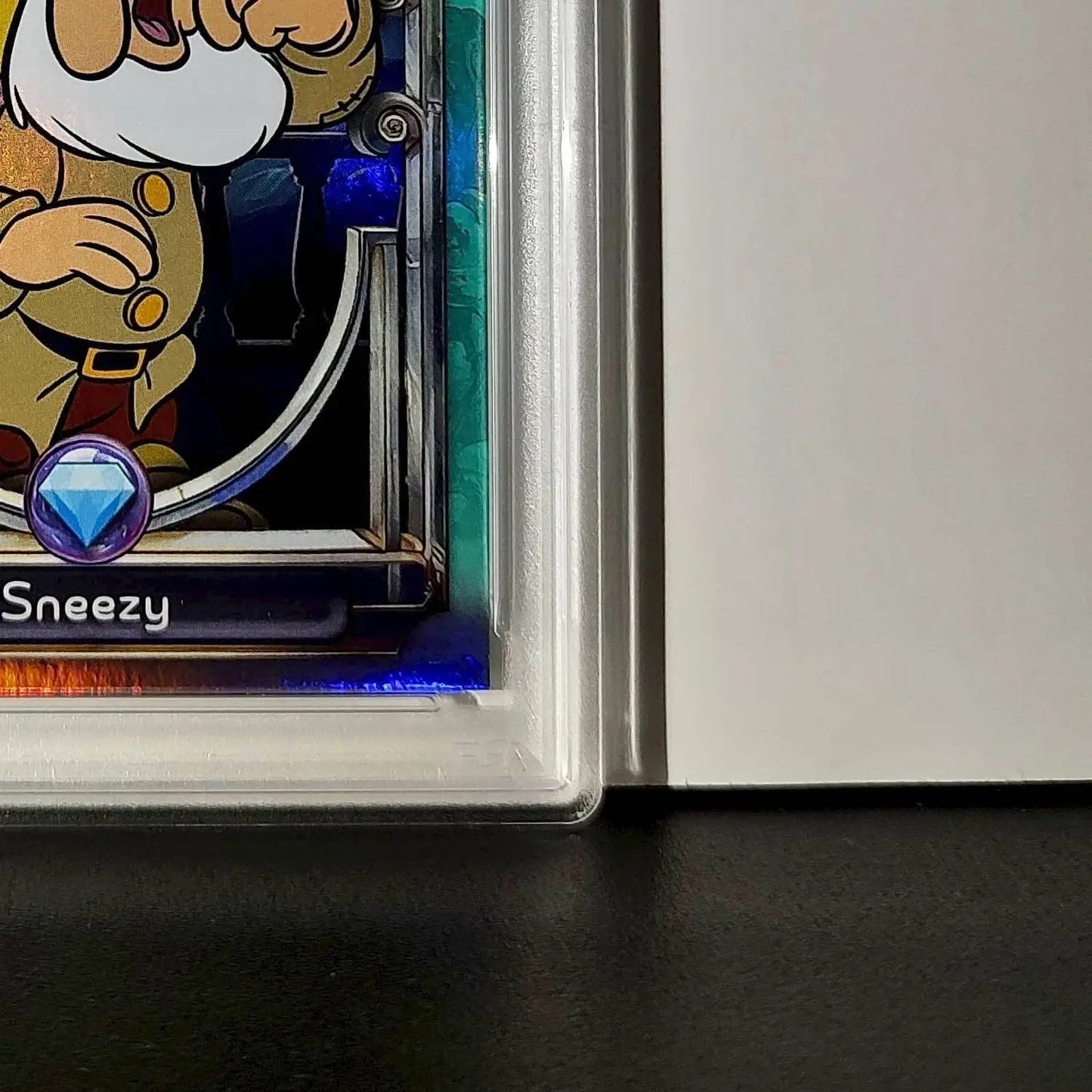 Sneezy 2025 Topps Disney #106 Diamond Card Snow White and the Seven Dwarfs PSA 9 - Non-Sports Card Single