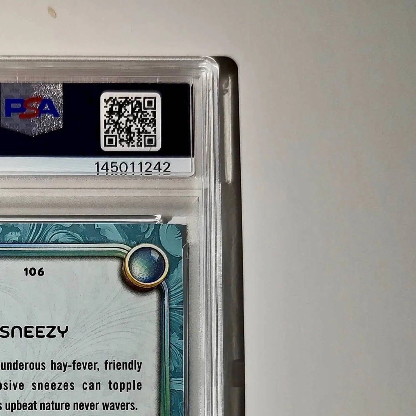 Sneezy 2025 Topps Disney #106 Diamond Card Snow White and the Seven Dwarfs PSA 9 - Non-Sports Card Single