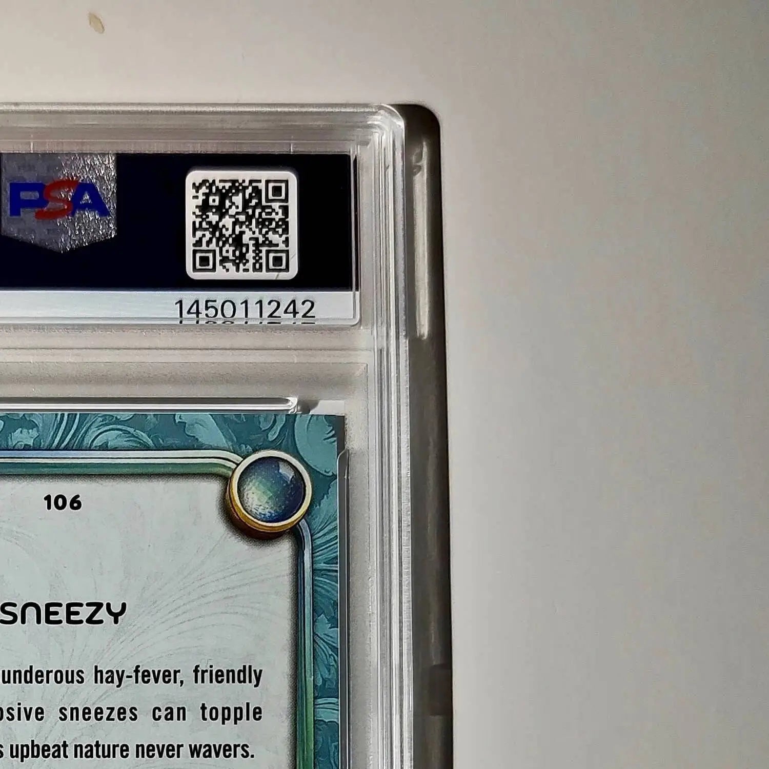 Sneezy 2025 Topps Disney #106 Diamond Card Snow White and the Seven Dwarfs PSA 9 - Non-Sports Card Single