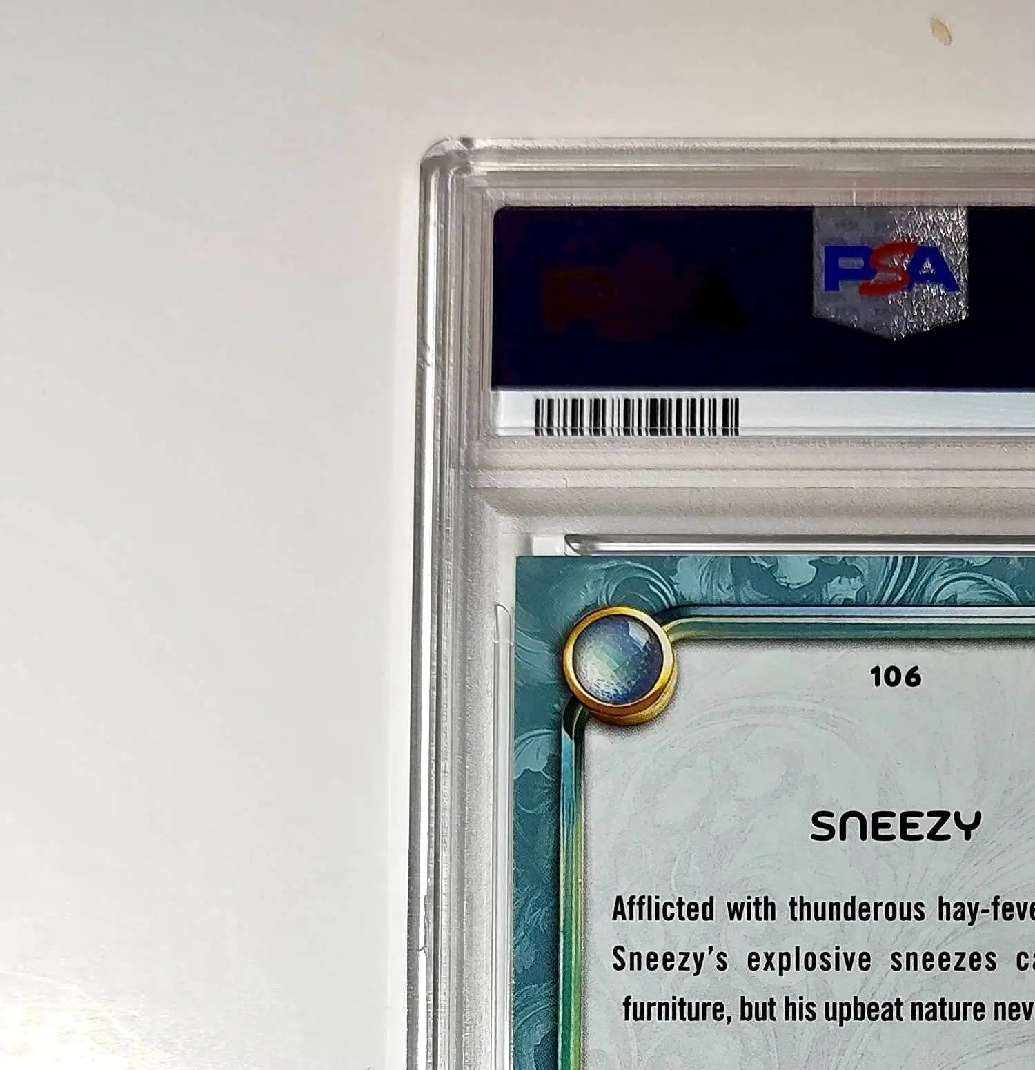 Sneezy 2025 Topps Disney #106 Diamond Card Snow White and the Seven Dwarfs PSA 9 - Non-Sports Card Single