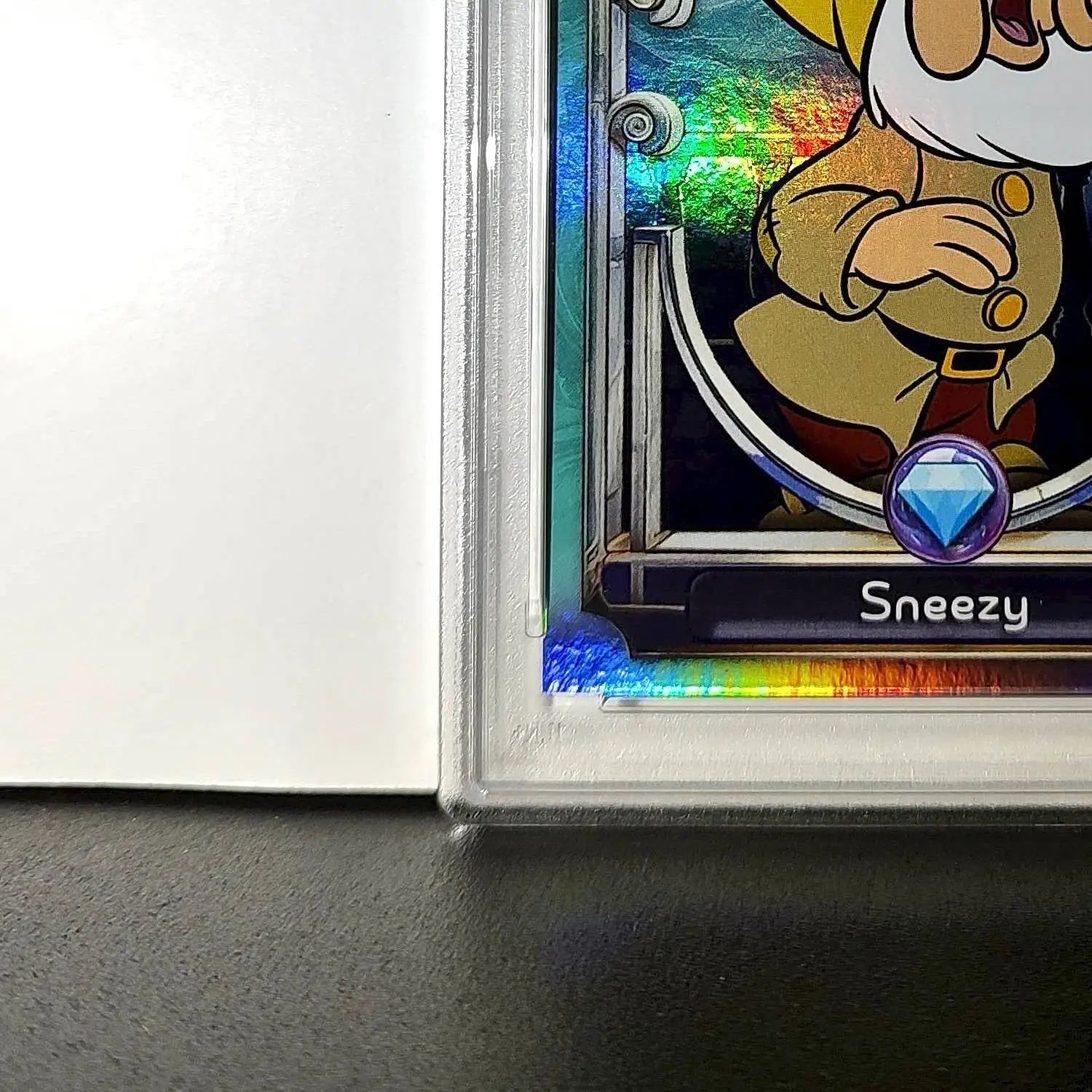 Sneezy 2025 Topps Disney #106 Diamond Card Snow White and the Seven Dwarfs PSA 9 - Non-Sports Card Single
