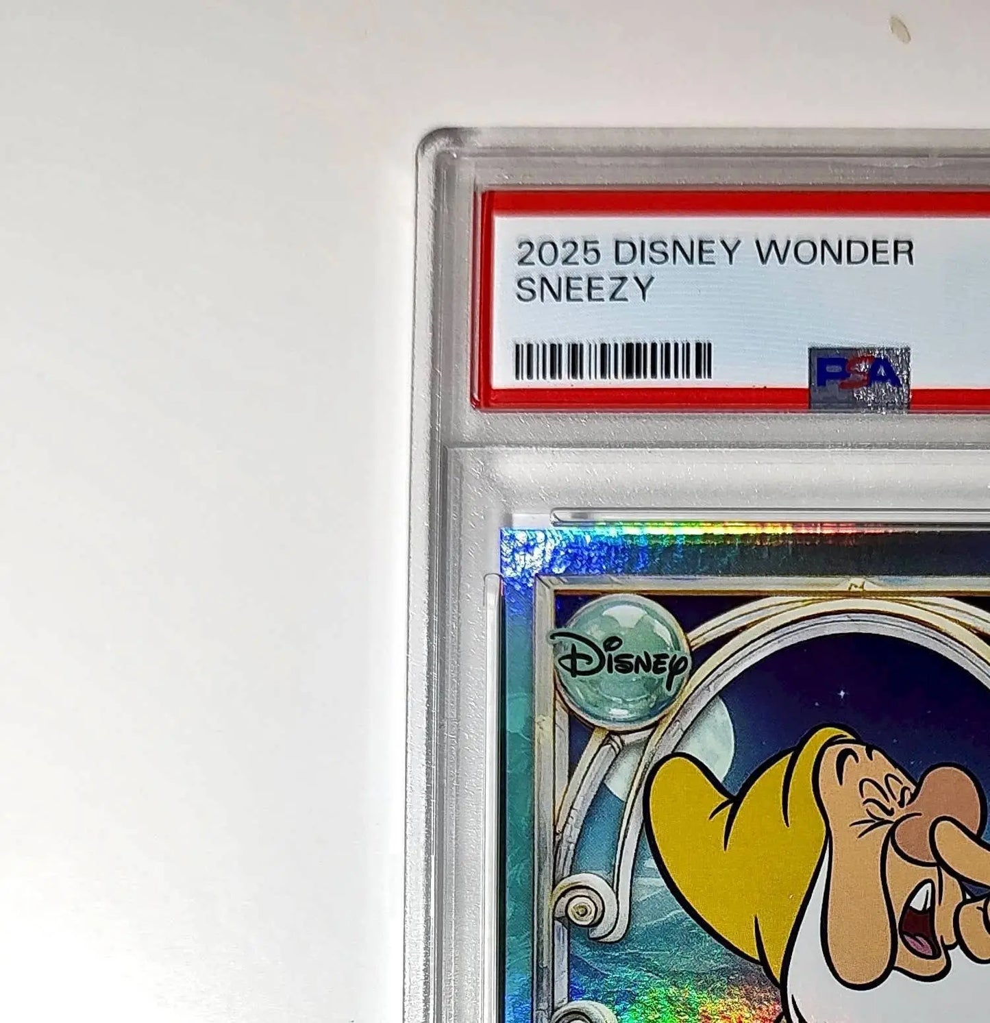 Sneezy 2025 Topps Disney #106 Diamond Card Snow White and the Seven Dwarfs PSA 9 - Non-Sports Card Single