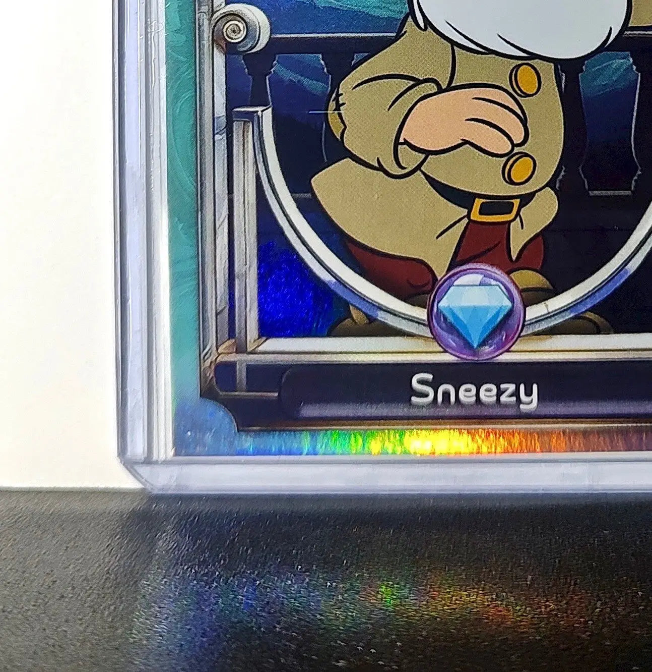 Sneezy 2025 Topps Disney Wonder #106 Diamond Card Snow White & the Seven Dwarfs - Non-Sports Card Single
