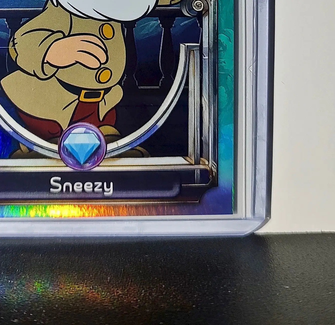 Sneezy 2025 Topps Disney Wonder #106 Diamond Card Snow White & the Seven Dwarfs - Non-Sports Card Single
