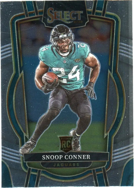 Snoop Conner Rookie 2022 Panini Select Club #255 Jacksonville Jaguars Football - Football Card Single