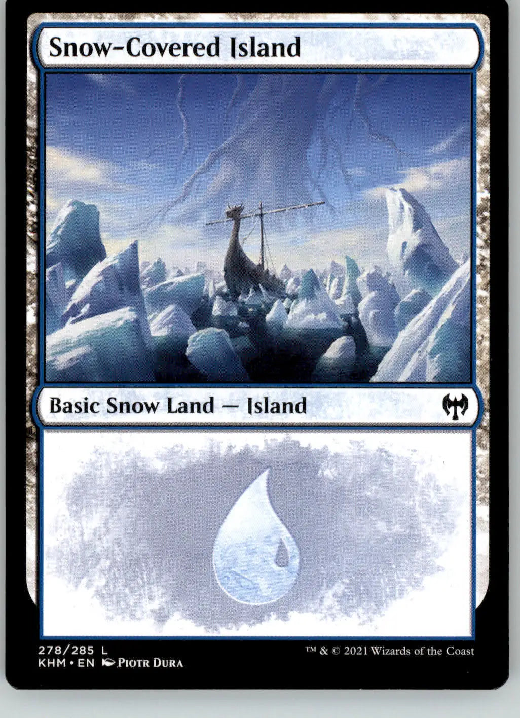 Snow-Covered Island (278) - Kaldheim - 278 - NM Magic: The Gathering - Magic Card Single