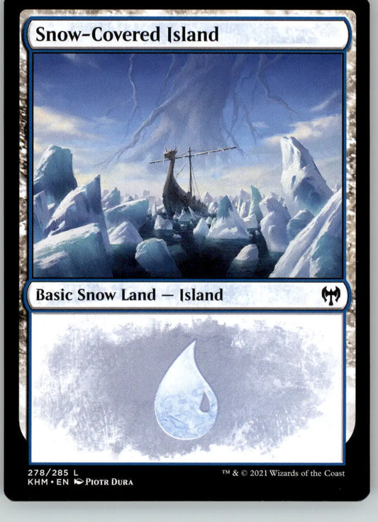 Snow-Covered Island (278) - Kaldheim - 278 - NM Magic: The Gathering - Magic Card Single
