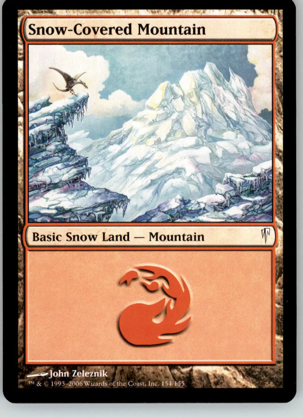 Snow-Covered Mountain - Coldsnap - 154 - NM Magic: The Gathering - Magic Card Single