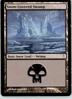 Snow-Covered Swamp - Coldsnap - 153 - MP Magic: The Gathering - Magic Card Single