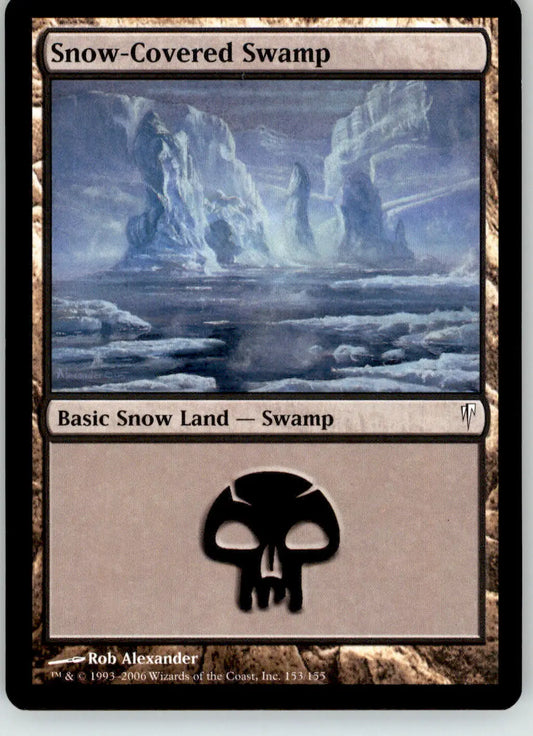 Snow-Covered Swamp - Coldsnap - 153 - NM Magic: The Gathering - Magic Card Single