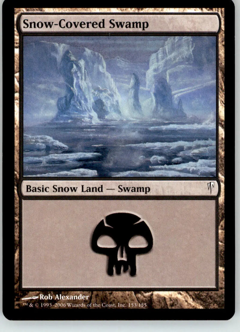 Snow-Covered Swamp - Coldsnap - 153 - NM Magic: The Gathering - Magic Card Single
