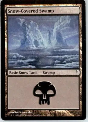Snow-Covered Swamp - Coldsnap - 153 - Normal LP - Magic Card Single
