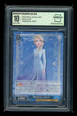 Snow Queen Elsa Japanese Arena Club Weiss Schwarz 2023 Gem Mint 10 trading card