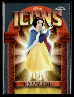 🌟 Snow White, 2025 Topps Chrome Disney Disney Icons #DI-10 🌟