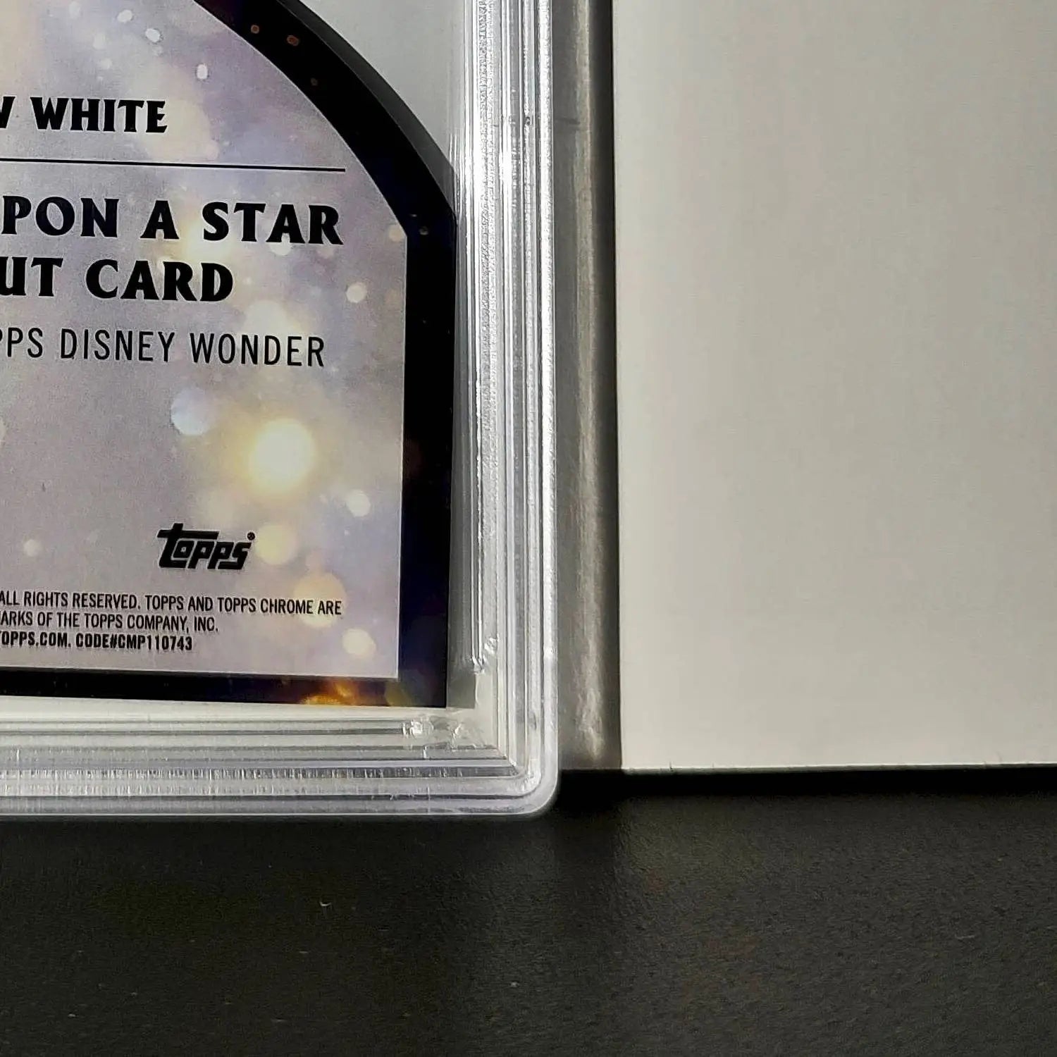 Snow White 2025 Topps Chrome Disney #W-13 Wish Upon A Star Die Cut Card PSA 9 - Non-Sports Card Single