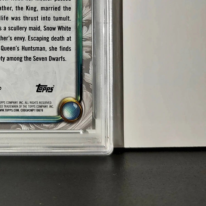 Snow White 2025 Topps Disney #1 Winter Snow White and the Seven Dwarfs PSA 9 - Non-Sports Card Single