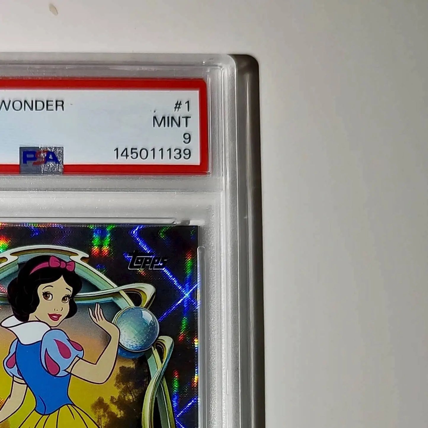 Snow White 2025 Topps Disney #1 Winter Snow White and the Seven Dwarfs PSA 9 - Non-Sports Card Single