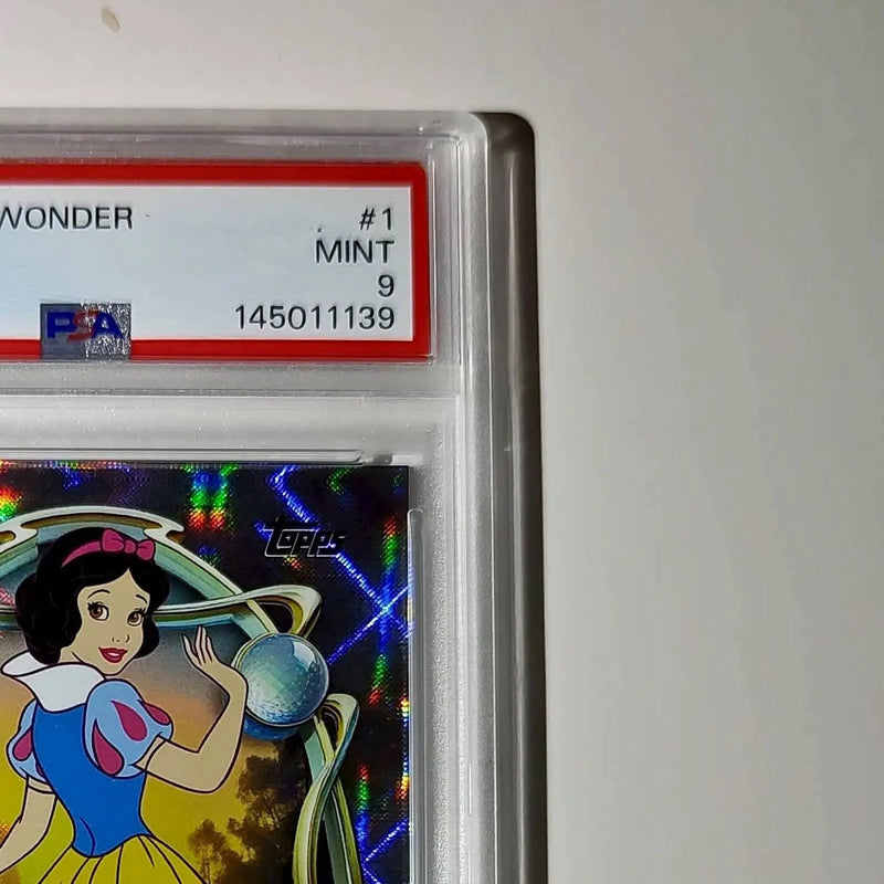 Snow White 2025 Topps Disney #1 Winter Snow White and the Seven Dwarfs PSA 9 - Non-Sports Card Single
