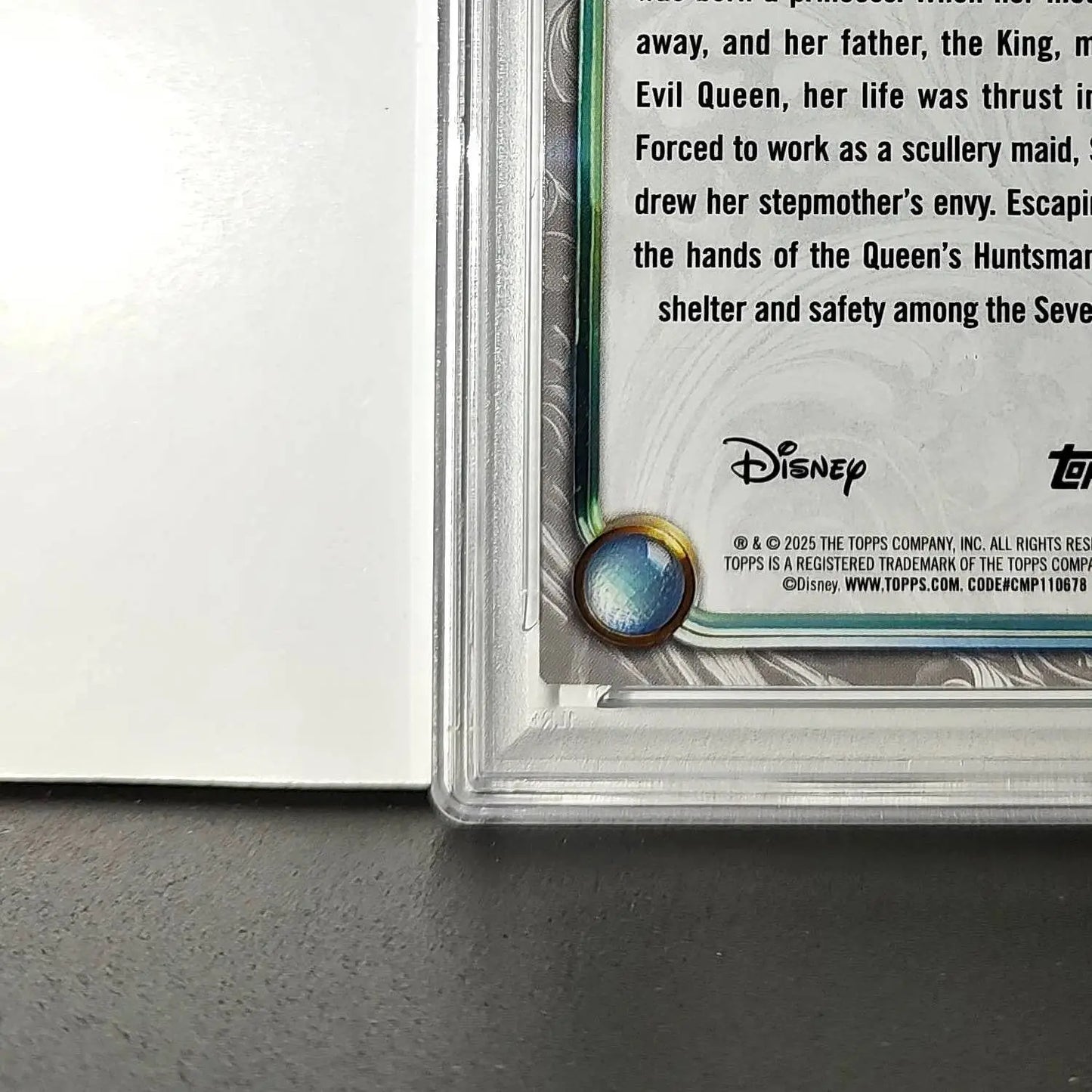 Snow White 2025 Topps Disney #1 Winter Snow White and the Seven Dwarfs PSA 9 - Non-Sports Card Single