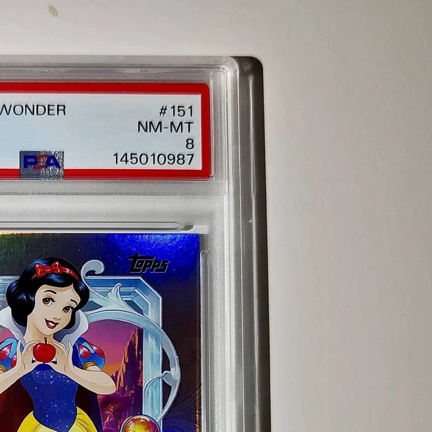 Snow White 2025 Topps Disney Cartoon Princess #151 Card PSA 8 - Non-Sports Card Single