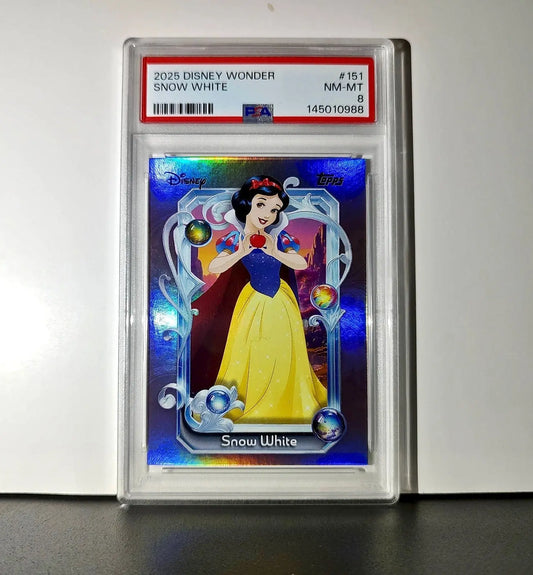 Snow White 2025 Topps Disney Cartoon Princess #151 Card PSA 8 - Non-Sports Card Single