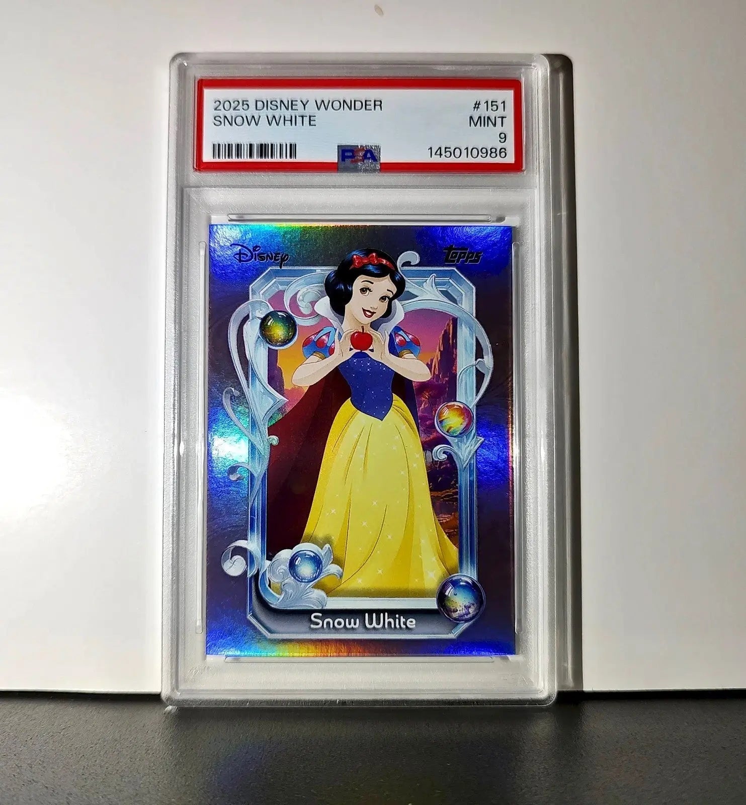 Snow White 2025 Topps Disney Cartoon Princess #151 Card PSA 9 - Non-Sports Card Single