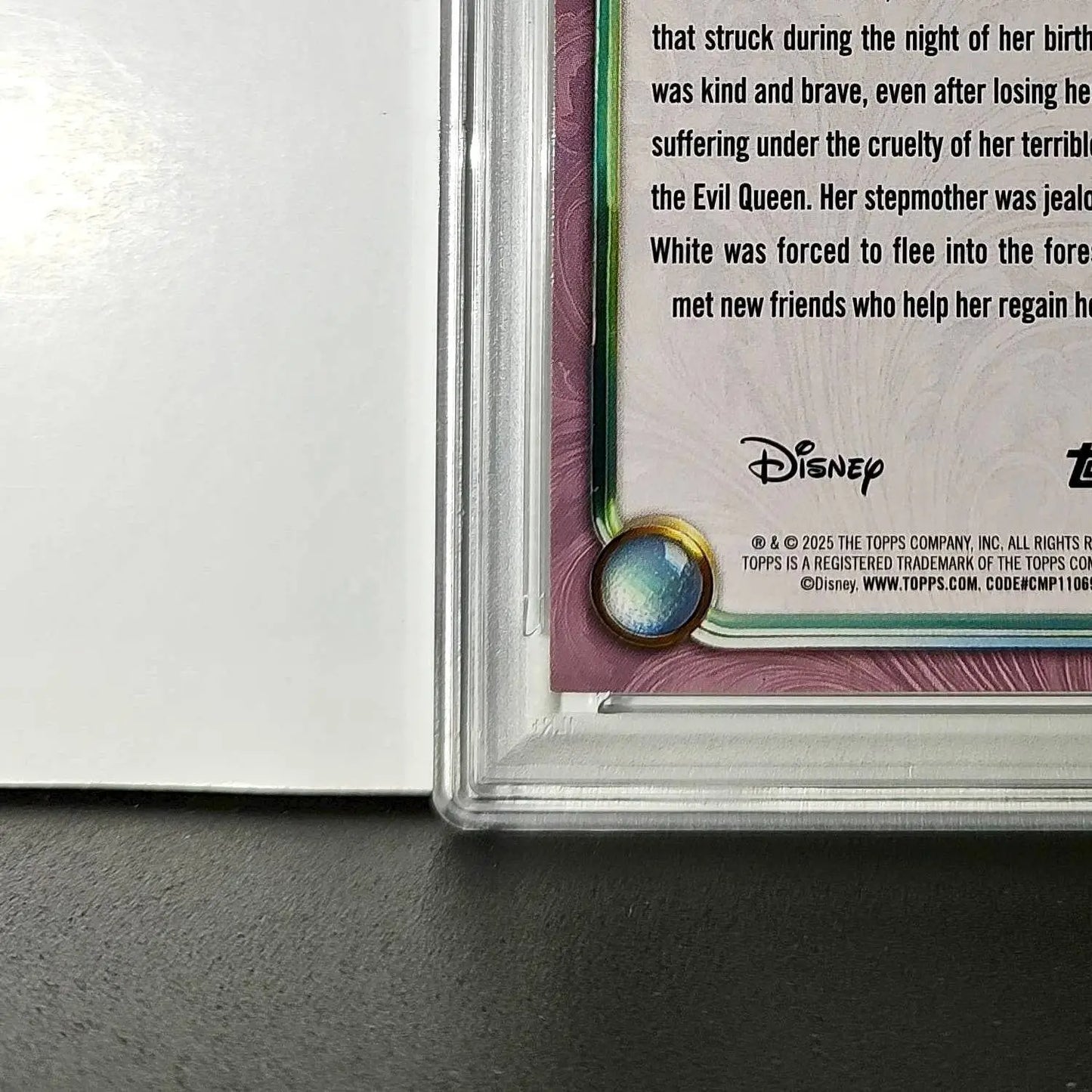 Snow White 2025 Topps Disney Cartoon Princess #171 Card PSA 9 - Non-Sports Card Single