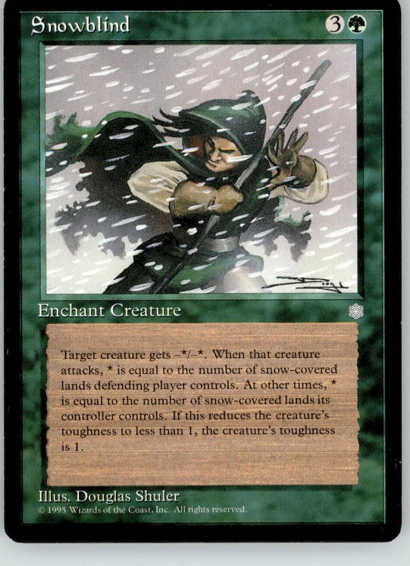 Snowblind - Ice Age - LP Magic: The Gathering - Magic Card Single