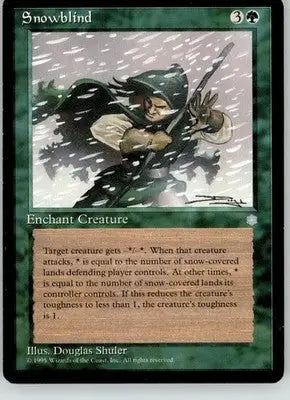 Snowblind - Ice Age - LP Magic: The Gathering - Magic Card Single