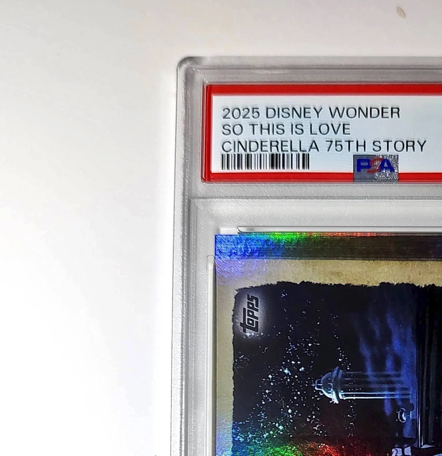 So this is love 2025 Topps Disney #C75-17 Card Cinderella 75th Story PSA 10 - Non-Sports Card Single