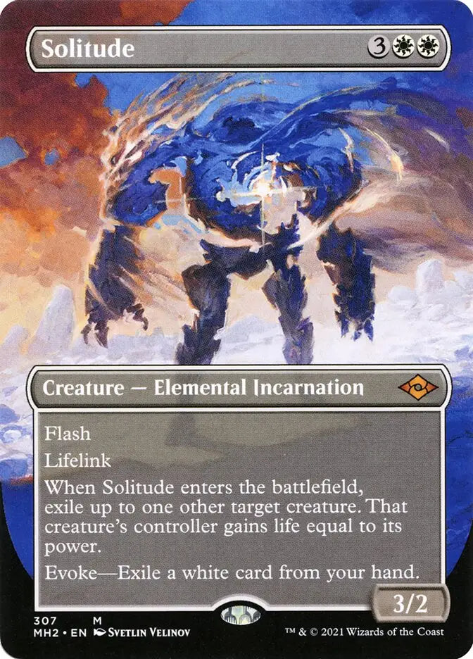 Solitude (Borderless) [Modern Horizons 2] Lightly Played - TCG - MTG Single