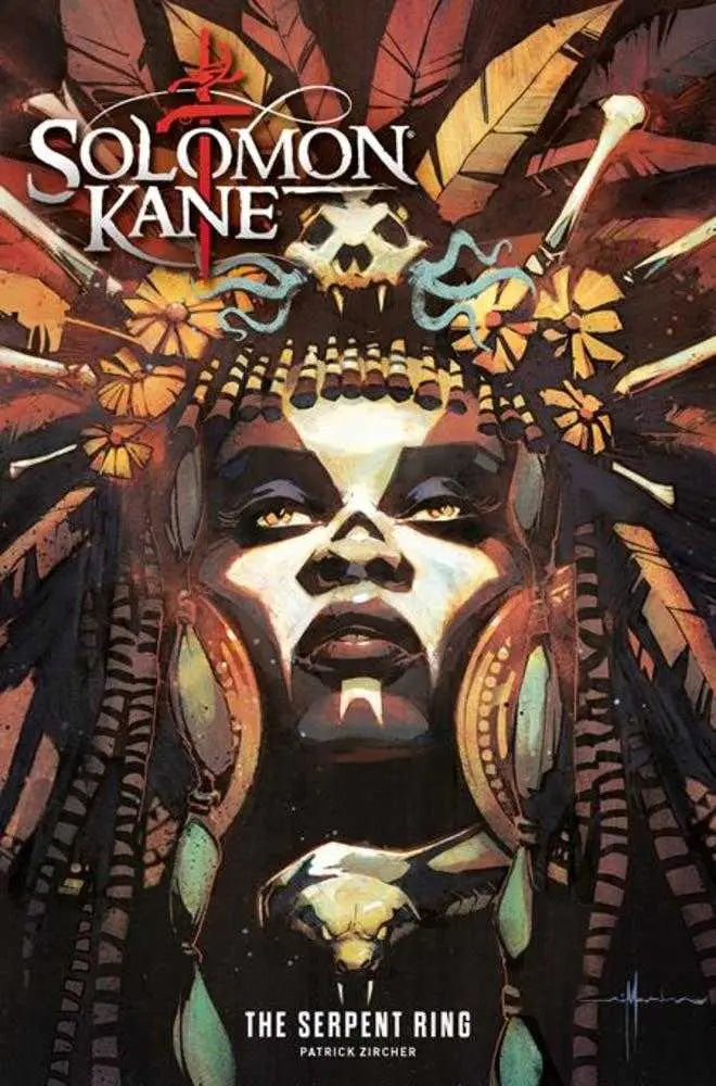 Solomon Kane The Serpent Ring Marinkovich Variant book cover displaying the serpent ring artwork