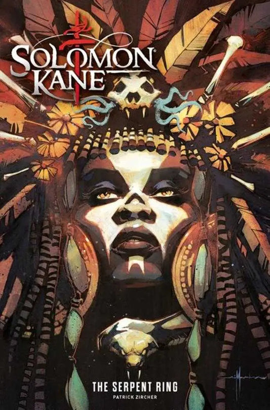 Solomon Kane The Serpent Ring Marinkovich Variant book cover displaying the serpent ring artwork