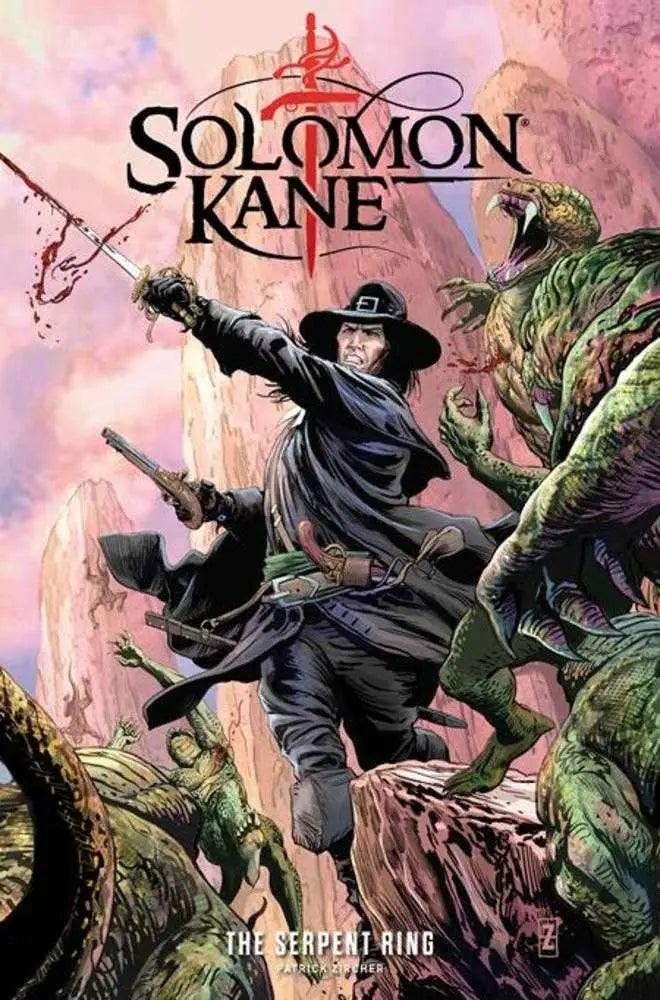 Solomon Kane comic book featuring the Serpent Ring cover by Patrick Zircher