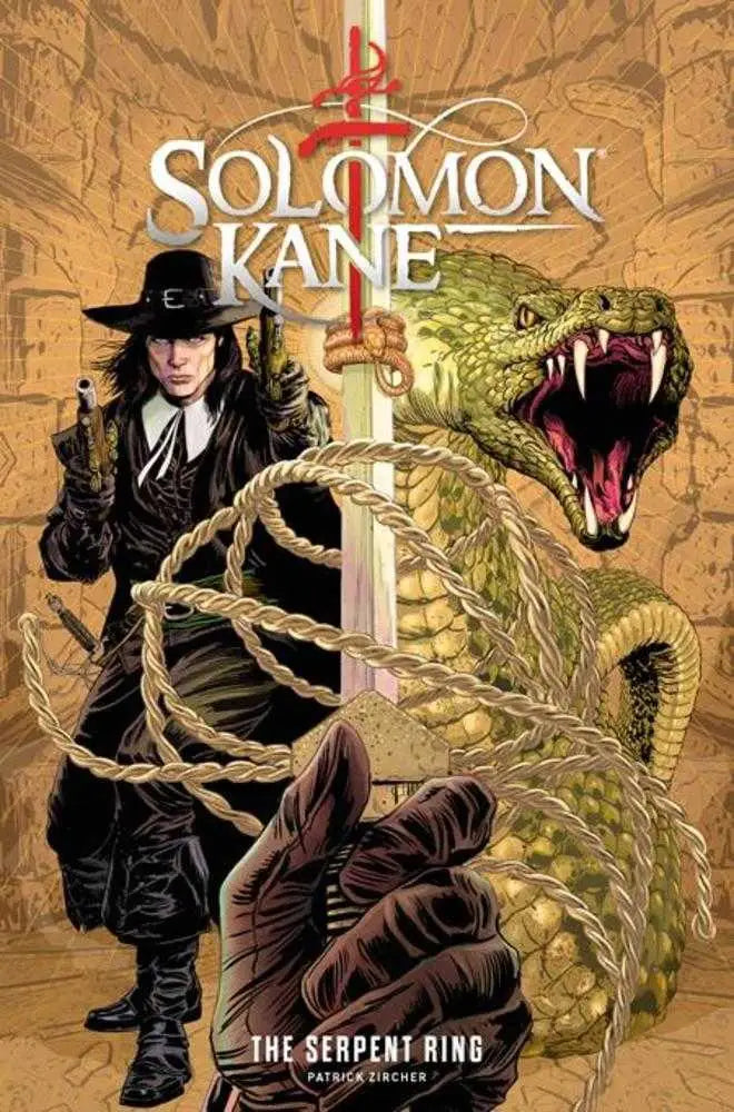 Graphic novel cover for Solomon Kane The Serpent Ring by Patrick Zircher Variant