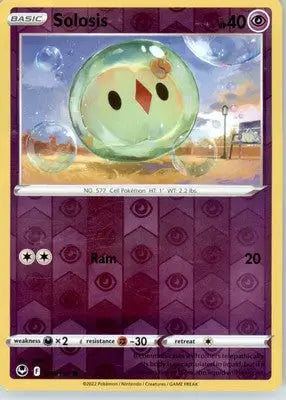Solosis - SWSH12: Silver Tempest - Reverse Holo LP - #076/195 - Pokémon Card Single