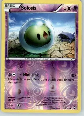 Solosis - XY - Fates Collide - Reverse Holo LP - #33/124 - Pokémon Card Single